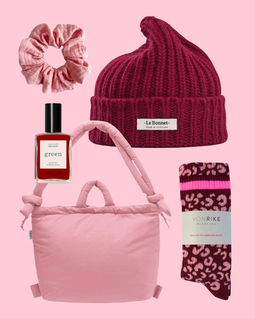 In love with pink & red.
