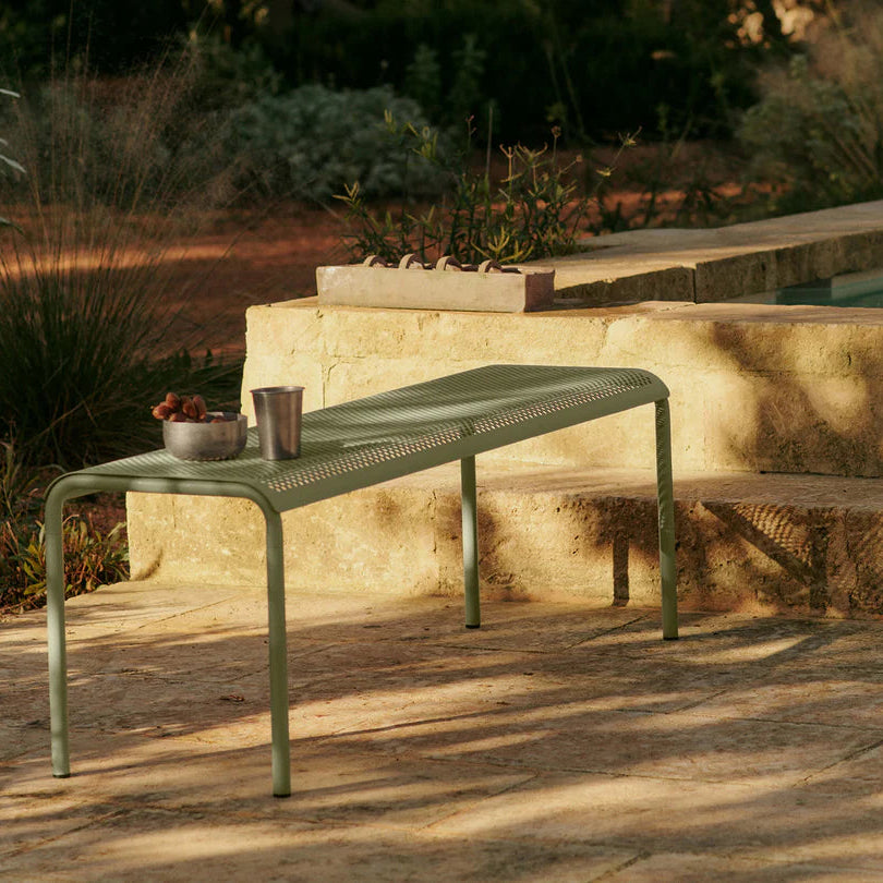 Outdoor Dapple Bench | Tea Green