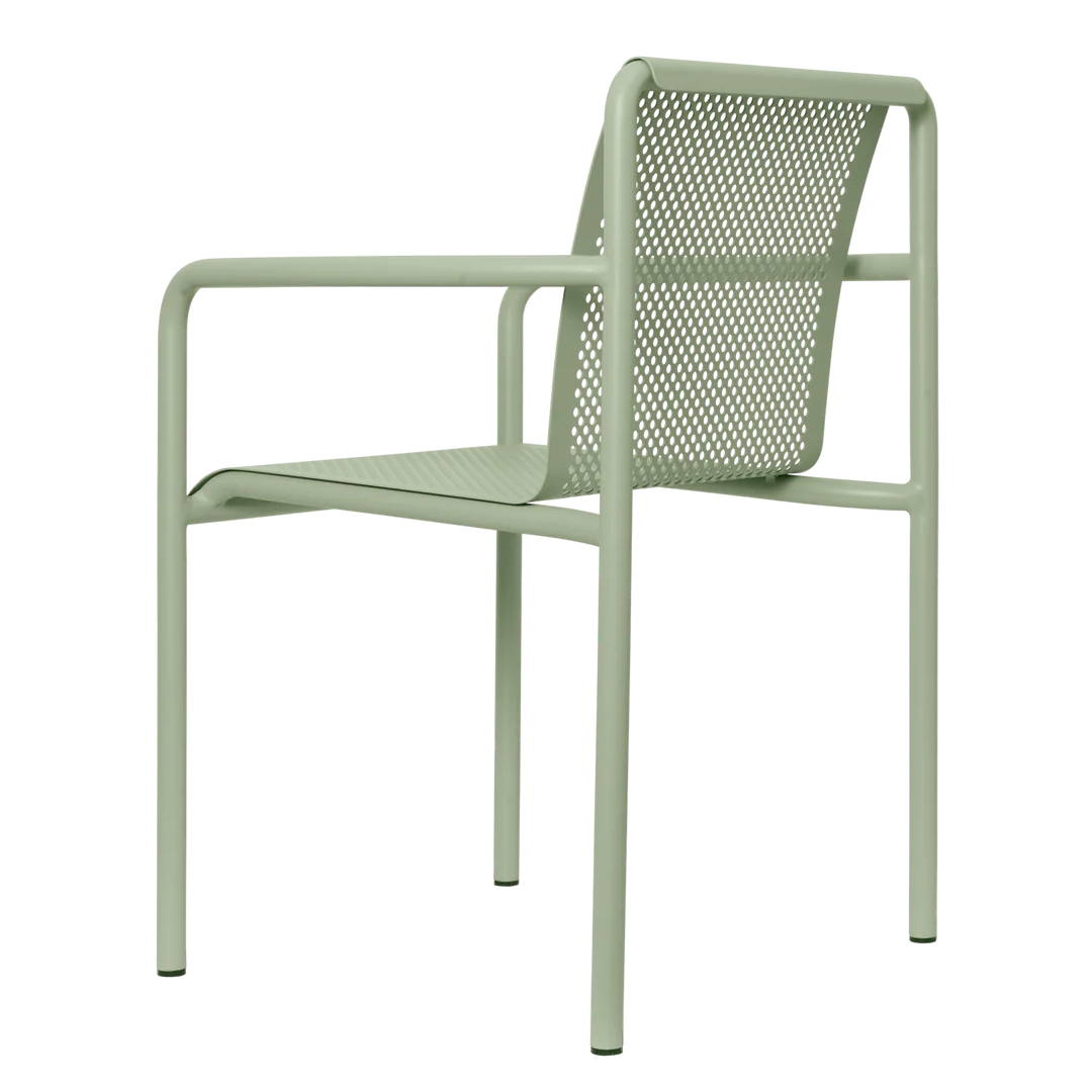 Outdoor Dapple Chair with Arms | Tea Green