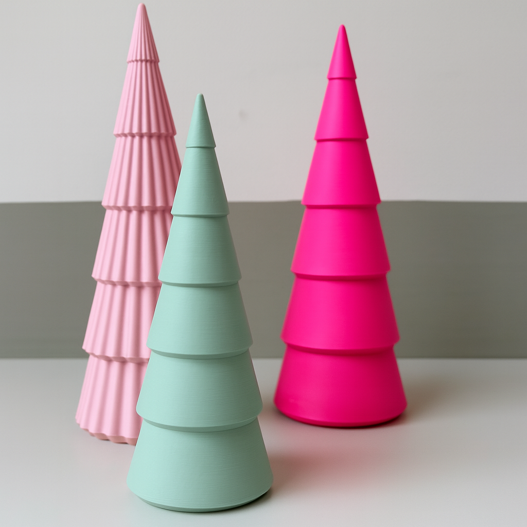 Tannenbaum Geriffelt | Sehr Groß Rosa