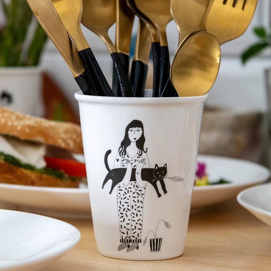 Becher | Black Cat