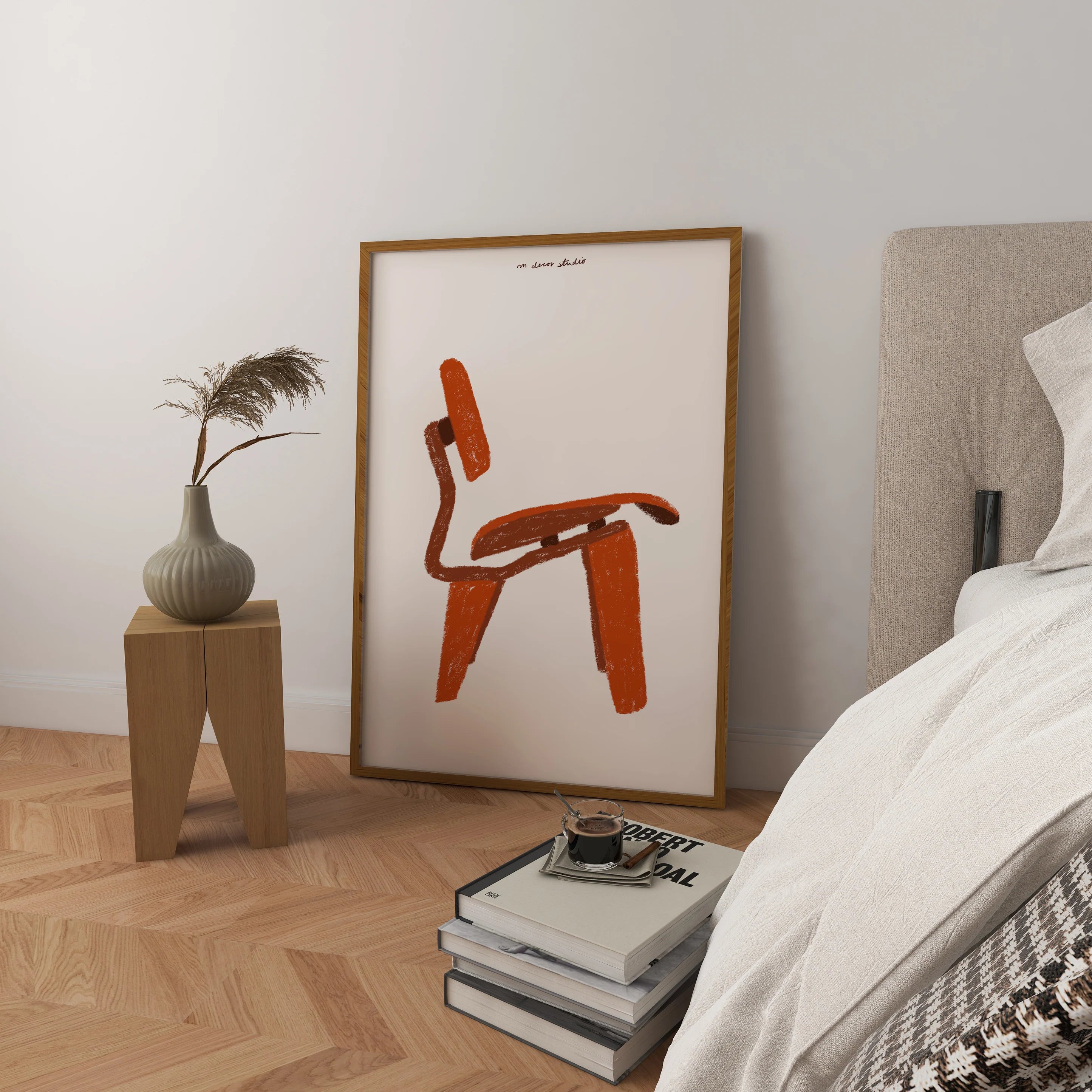 Poster Print | Retro Stuhl