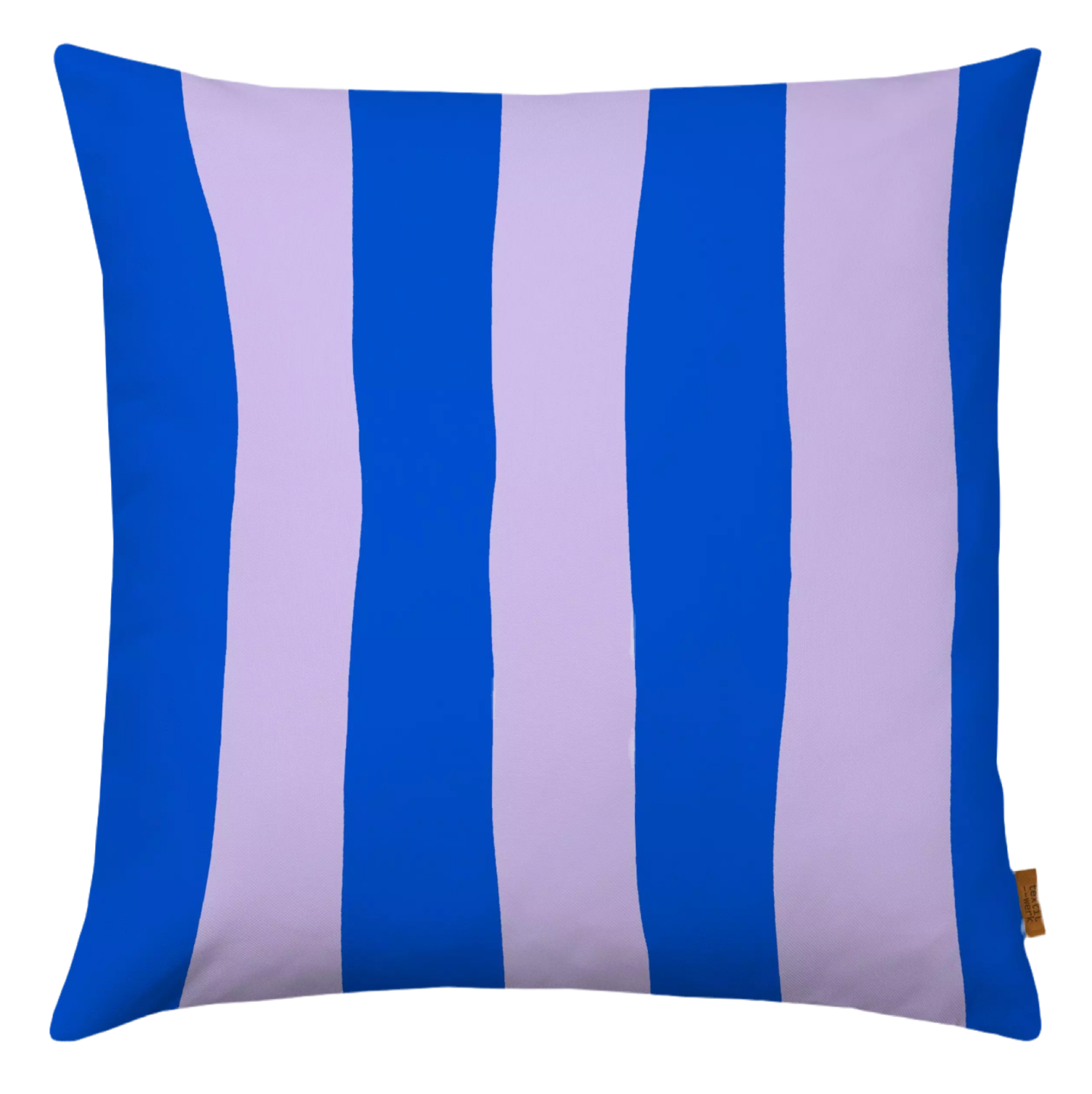 Kissenbezug | Streifen Flieder & Kobaltblau