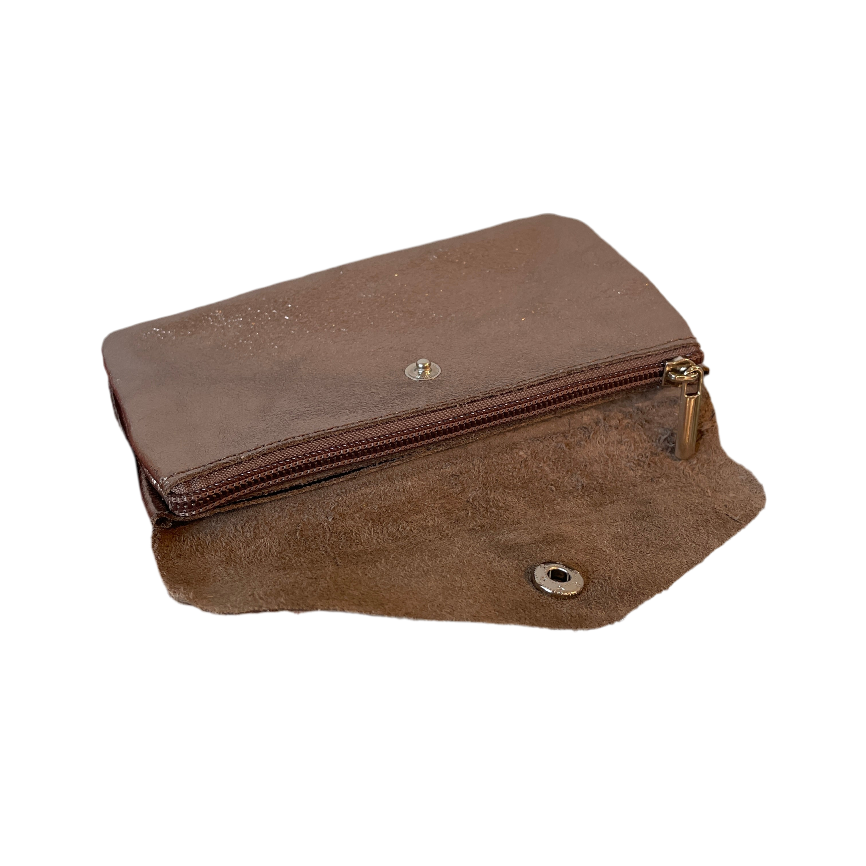 Geldbeutel medium | Leder | bronze glitzernd