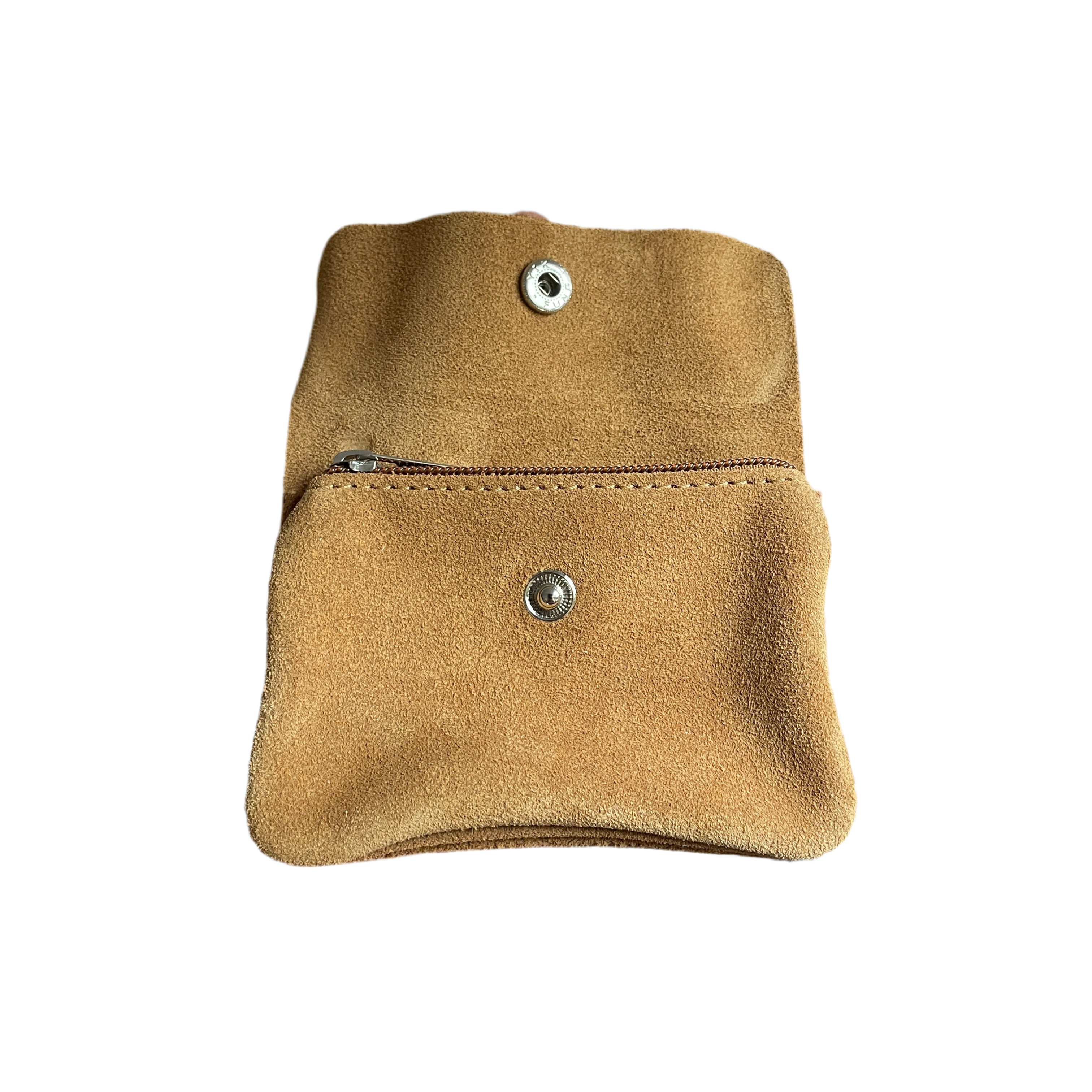 Geldbeutel klein | Wildleder | braun