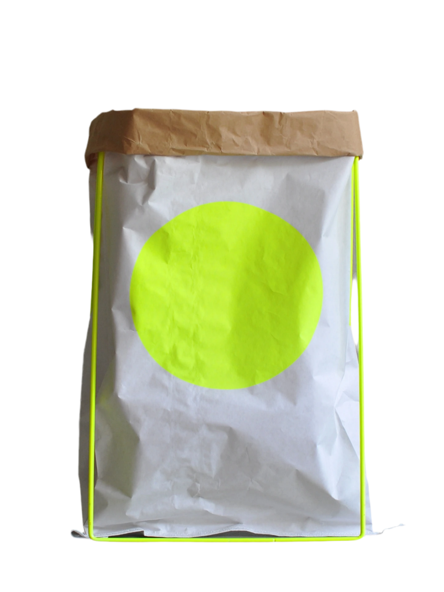 Papiertaschen Halter | Neon Gelb