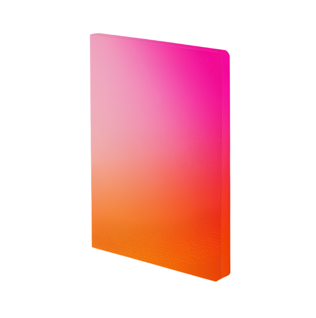 Notizbuch L | Colour Clash Burn