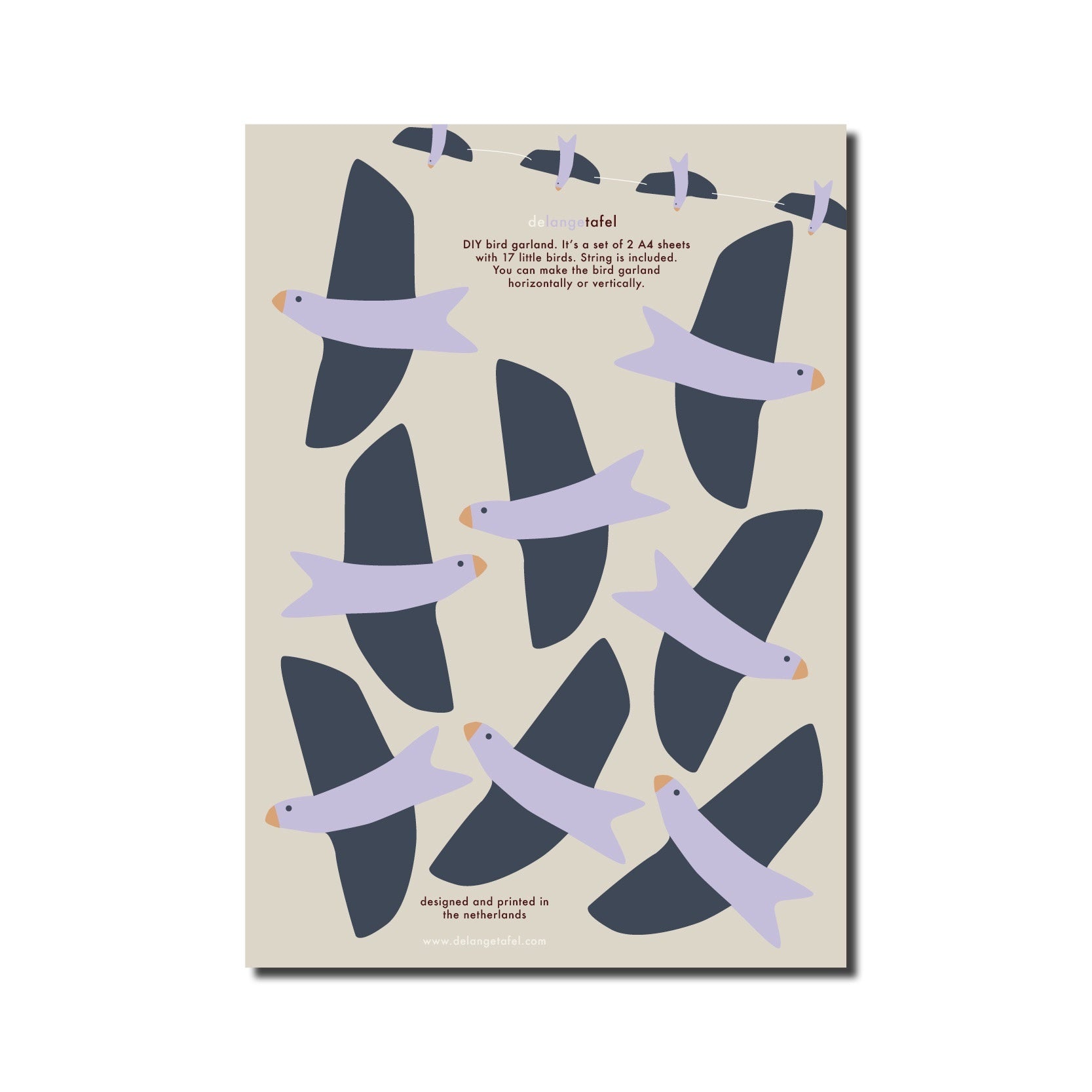 Girlande | flying birds