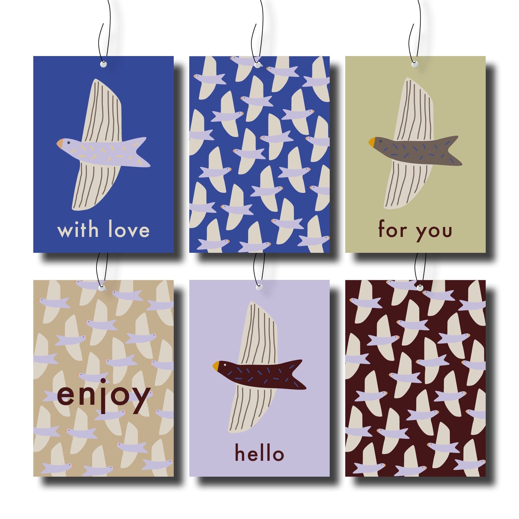 Geschenkanhänger | Birds