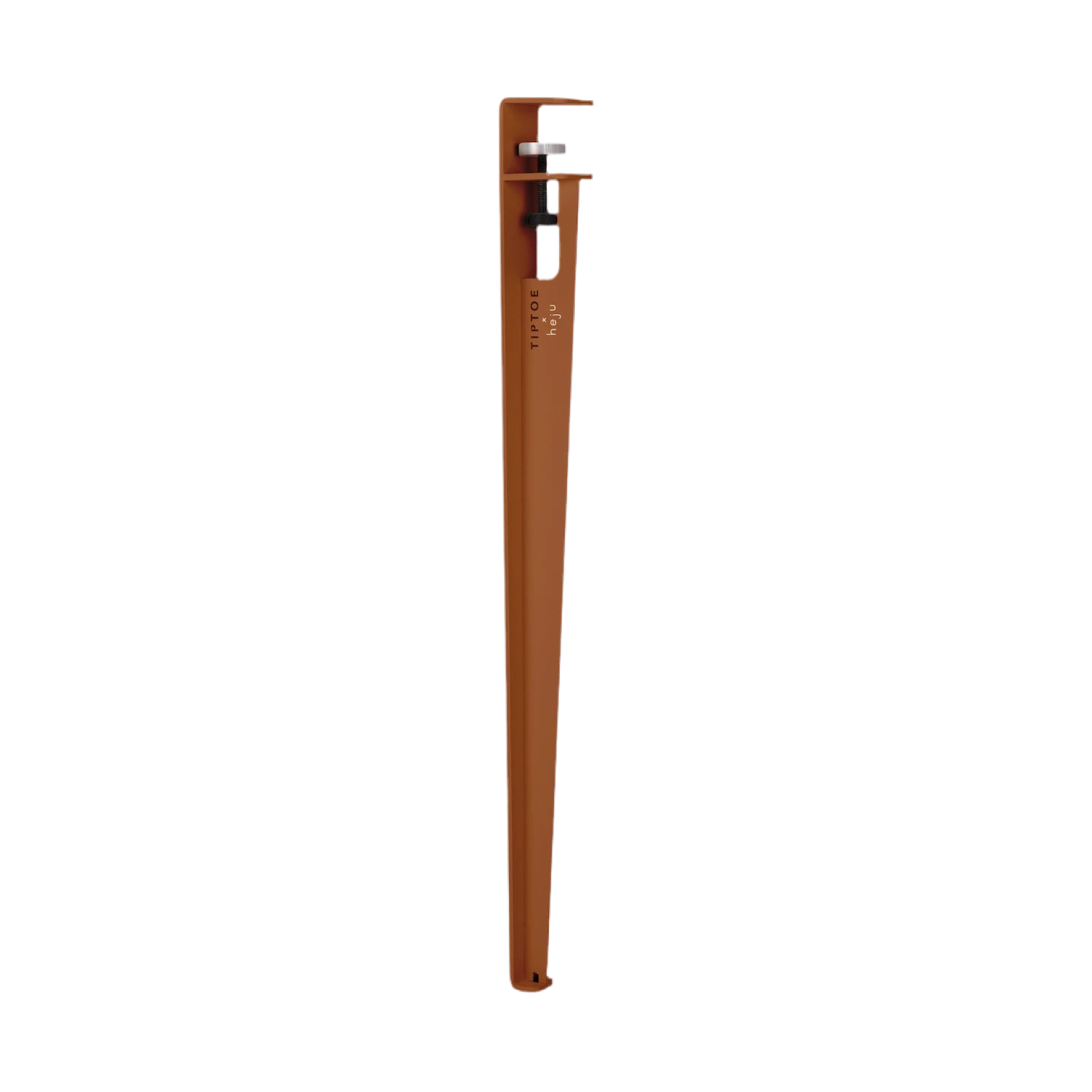 Tisch- und Schreibtischbein 75cm | x HEJU zimtbraun