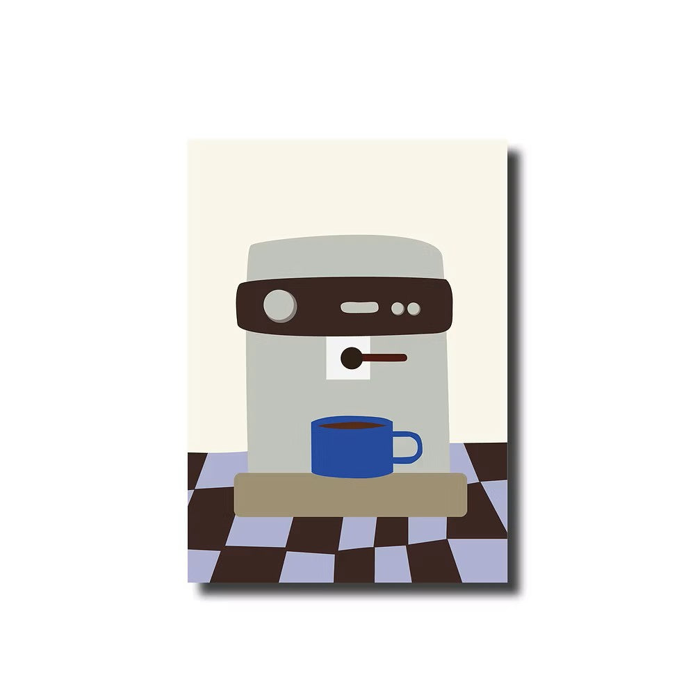 Postkarte | Espresso Machine