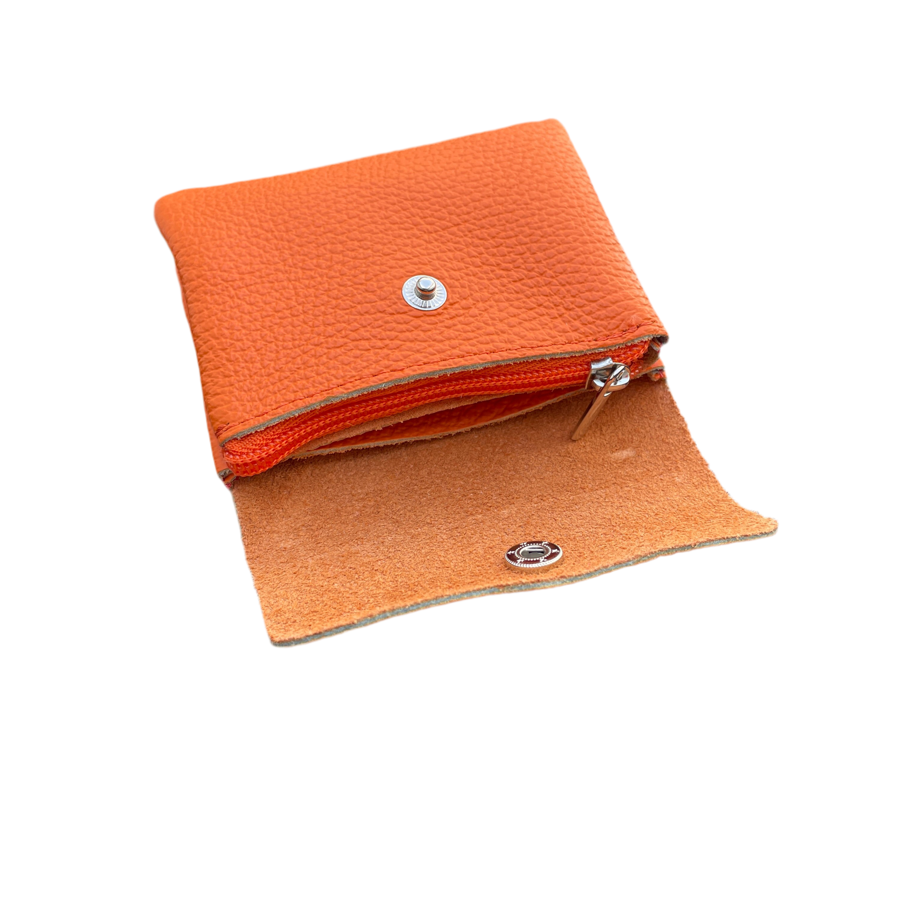 Geldbeutel klein | Leder | orange