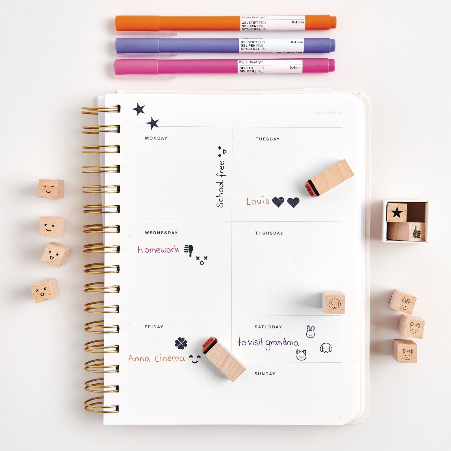 Stempelset | Mini-Stempel Smile