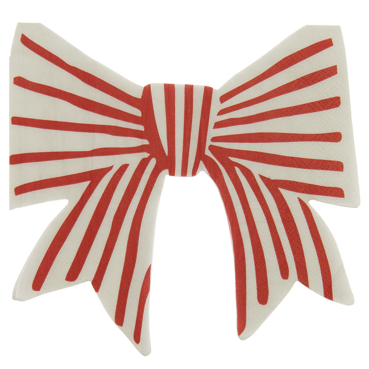 Servietten | Schleife Rot-Weiß