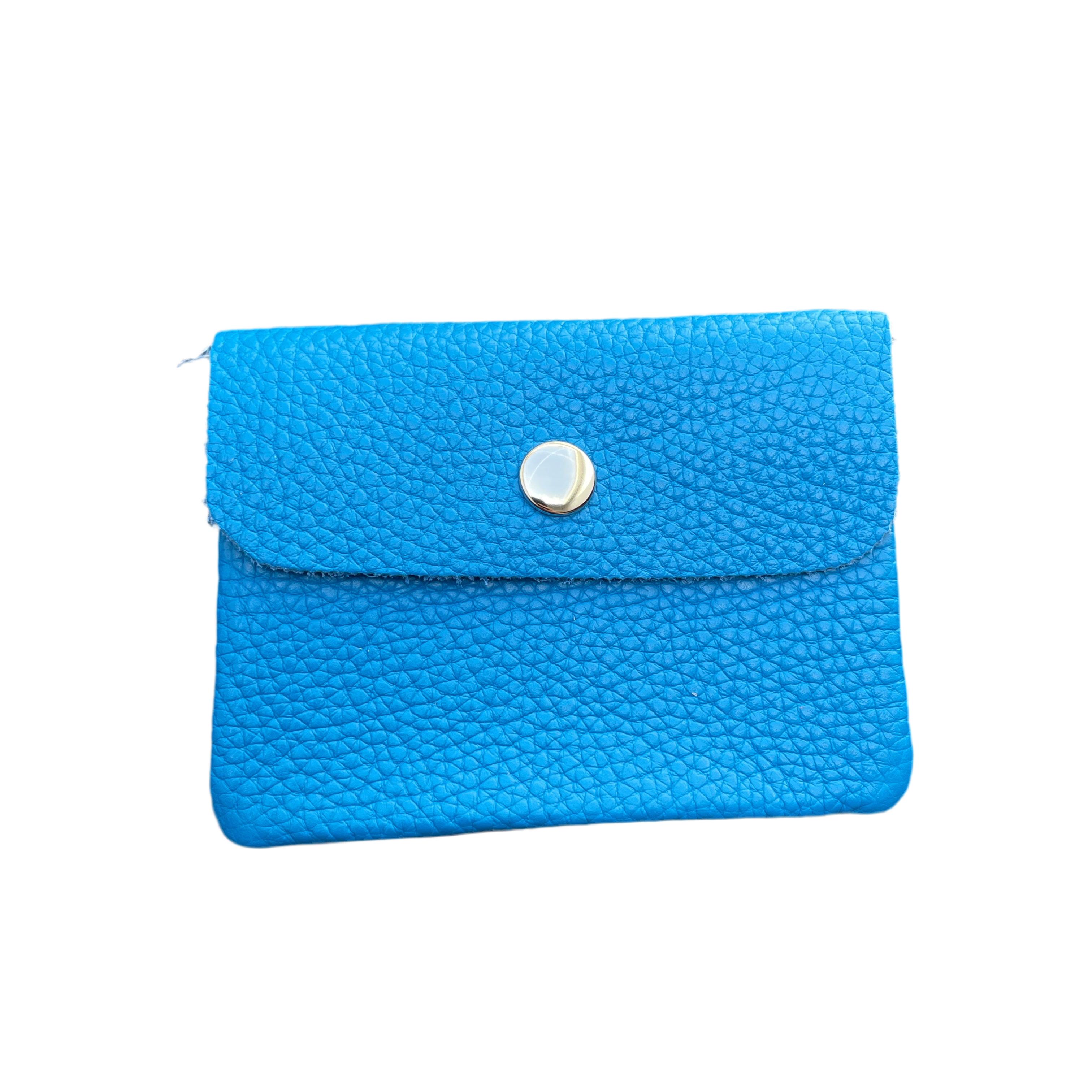 Geldbeutel klein | Leder | blau