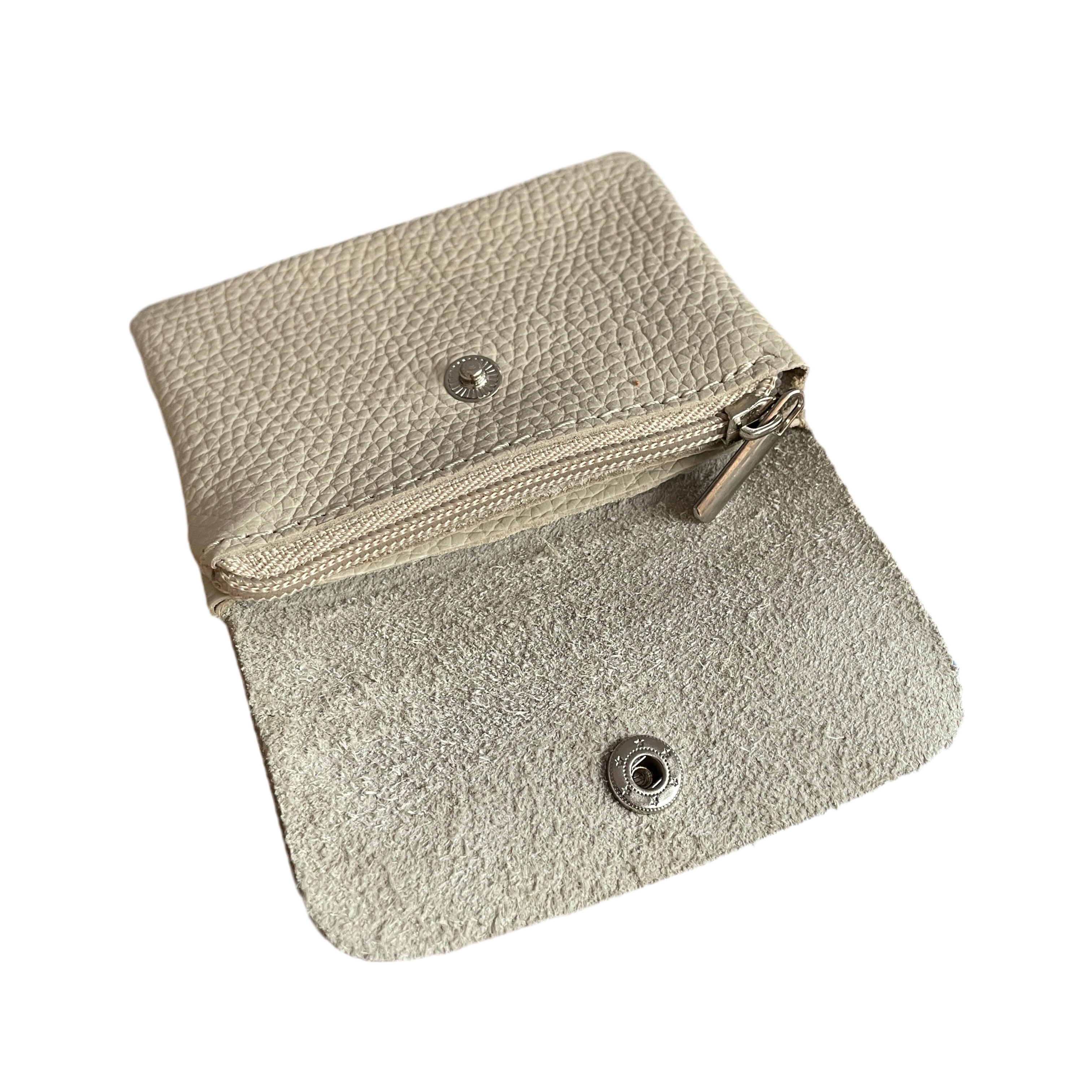 Geldbeutel klein | Leder | beige