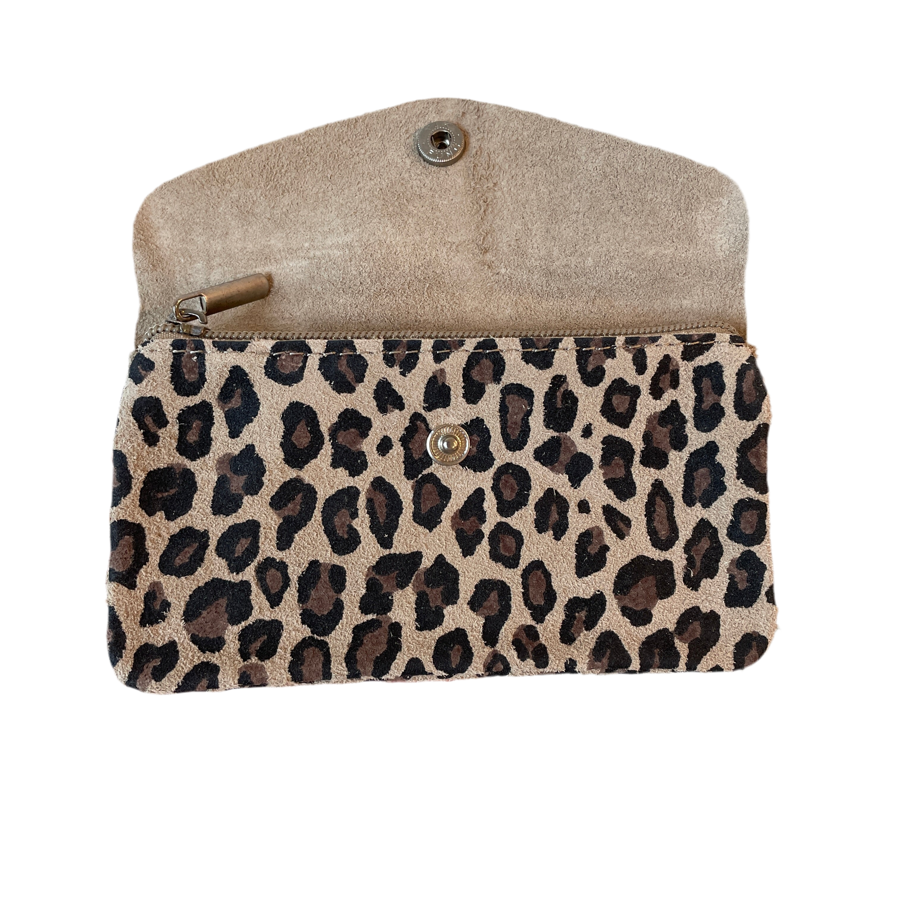Geldbeutel medium | Wildleder | leo