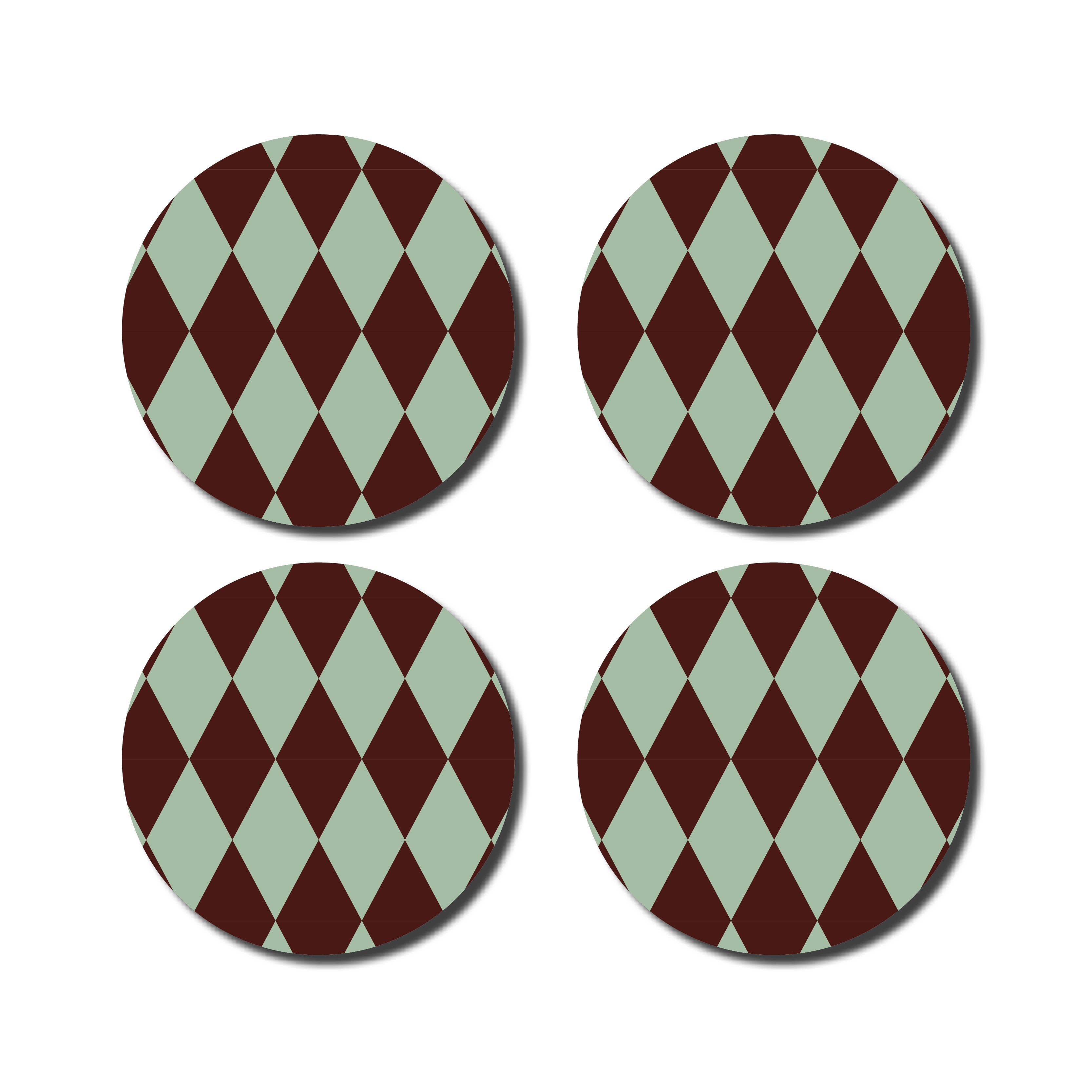 Untersetzer | Diamond Mint/Aubergine