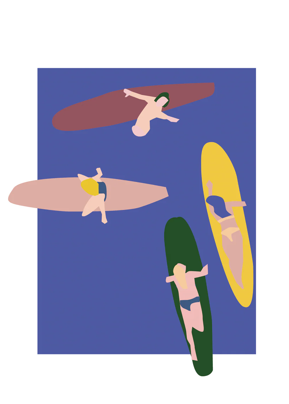 Print Poster | Surfers 30x40