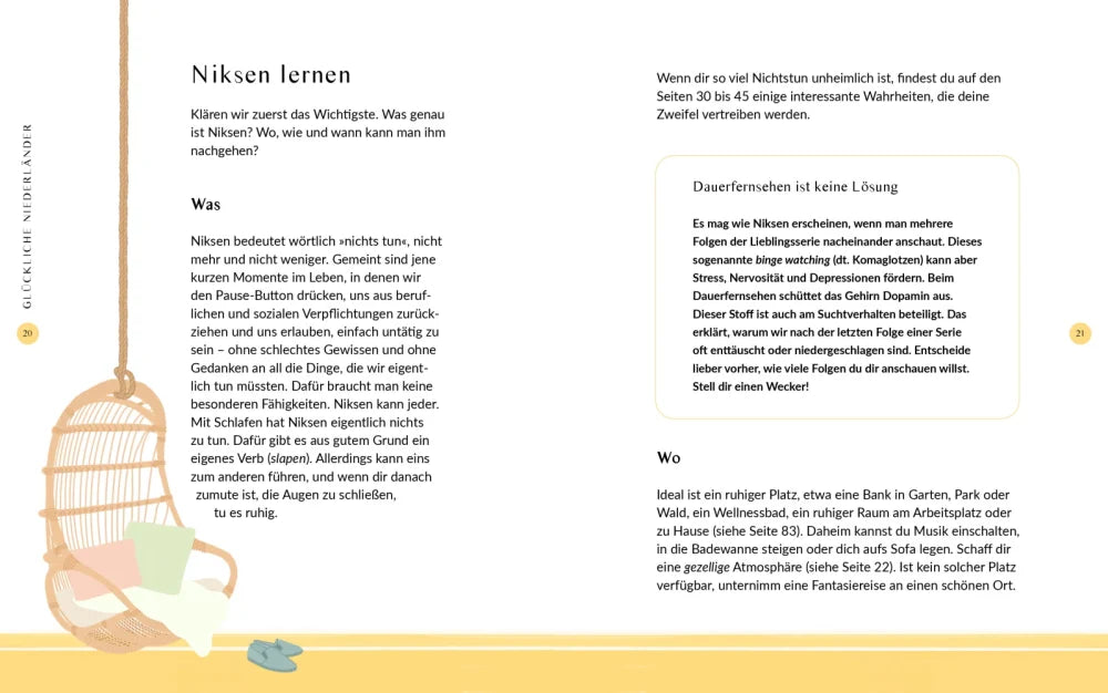 Buch | Niksen - Wie man Glück im Nichtstun findet