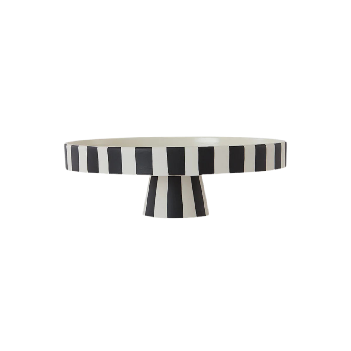 Toppu Tray Large | schwarz/weiß