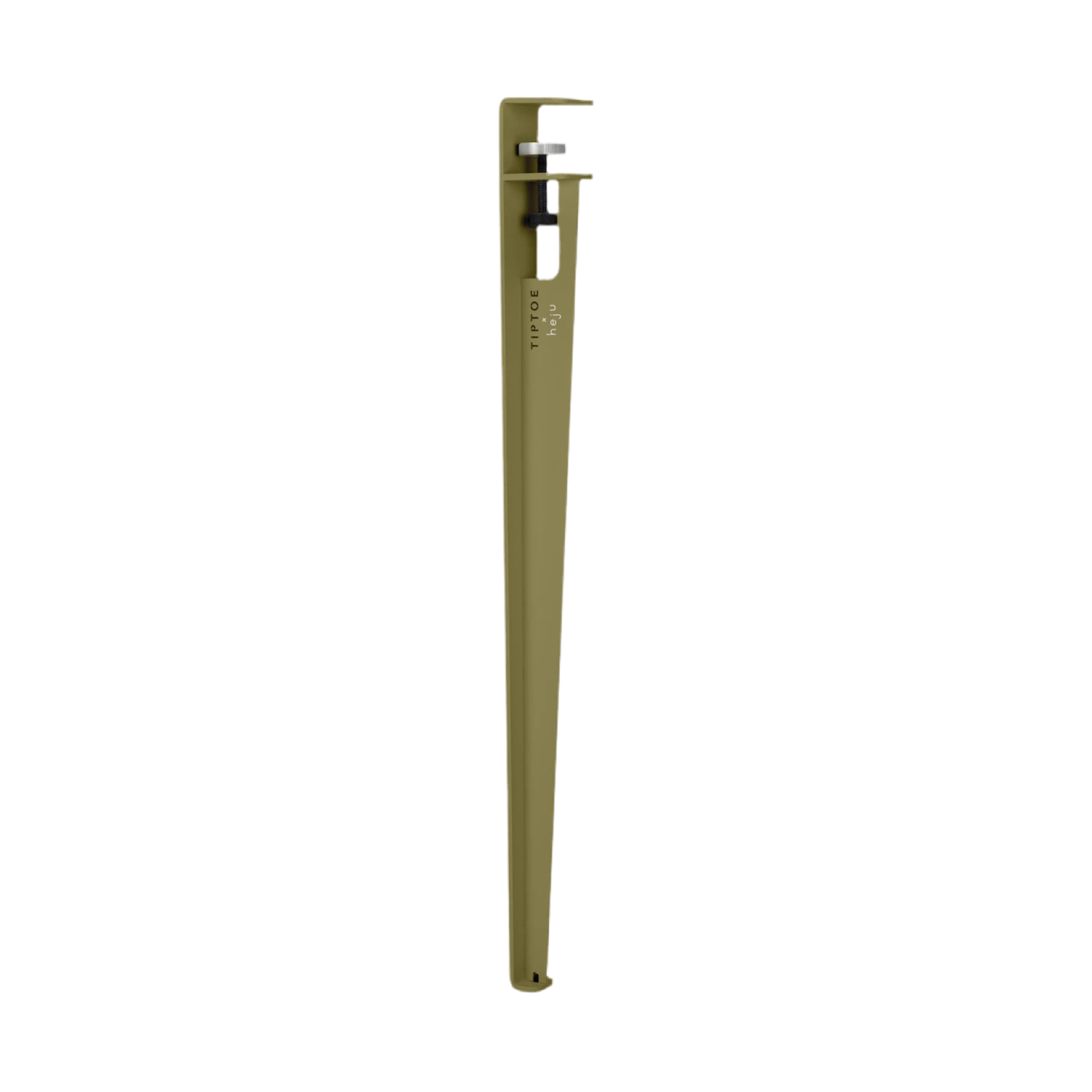 Tisch- und Schreibtischbein 75cm | x HEJU heidekrautgrün
