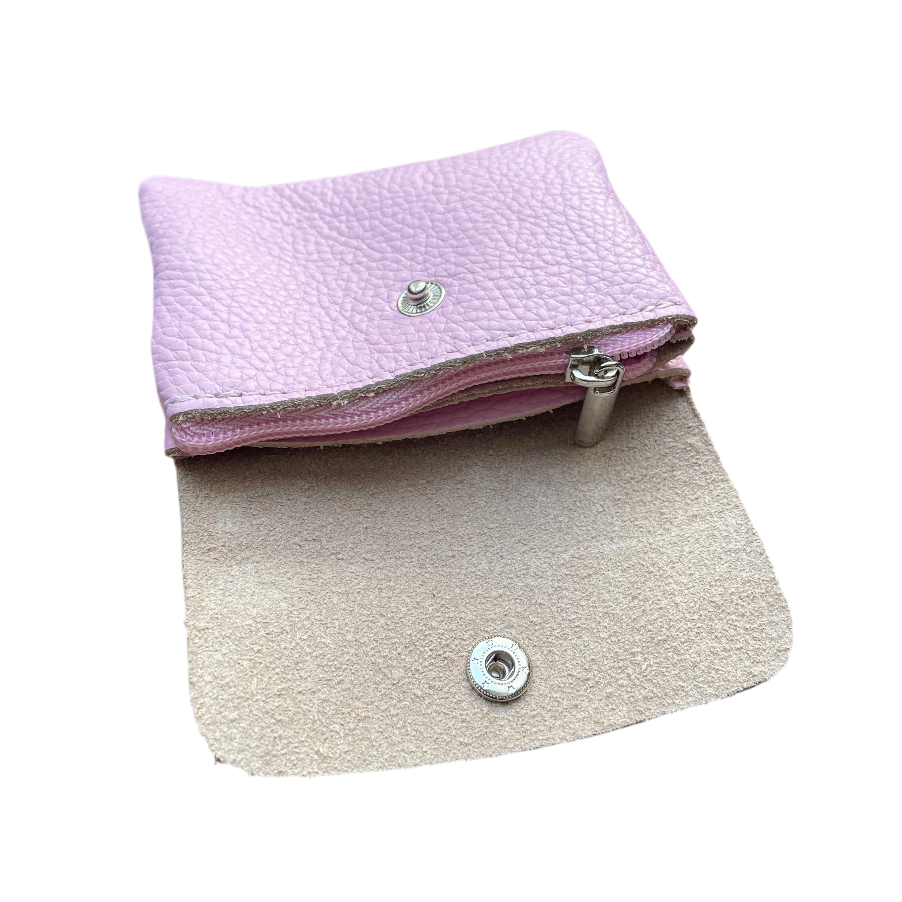 Geldbeutel klein | Leder | rosa