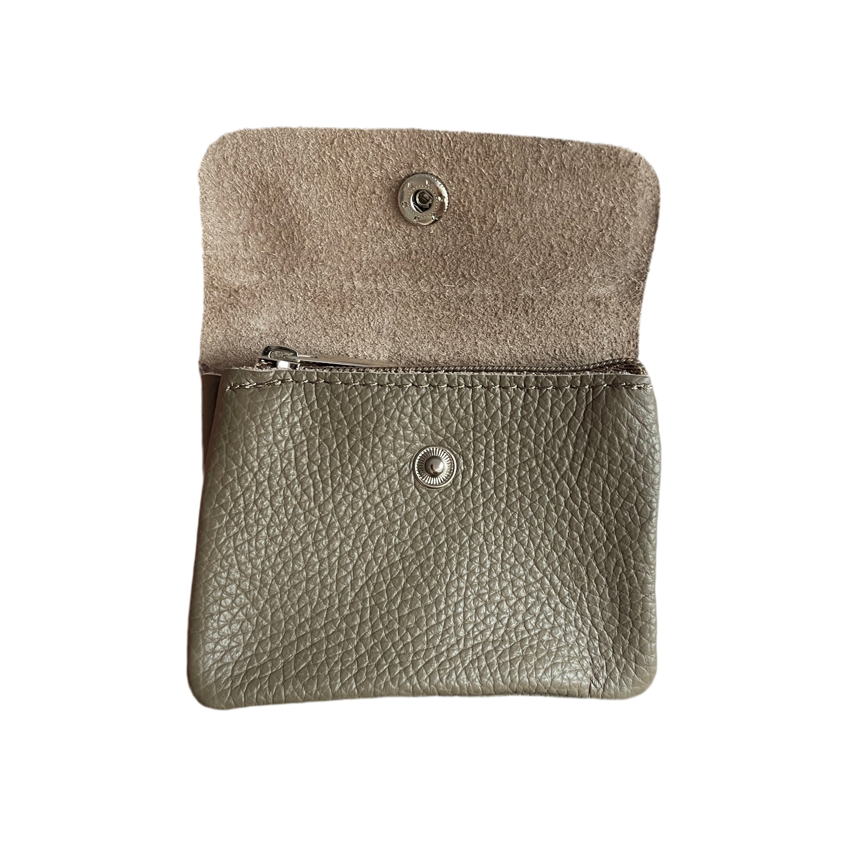 Geldbeutel klein | Leder | taupe