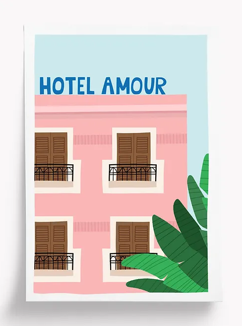 Print Poster A4 | Hotel Amour