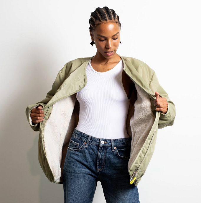 Reversible Bomber Jacke