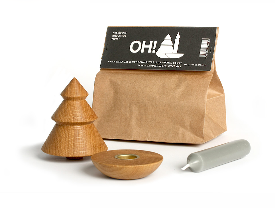 Kerzenständer Eiche | OH! Tannenbaum
