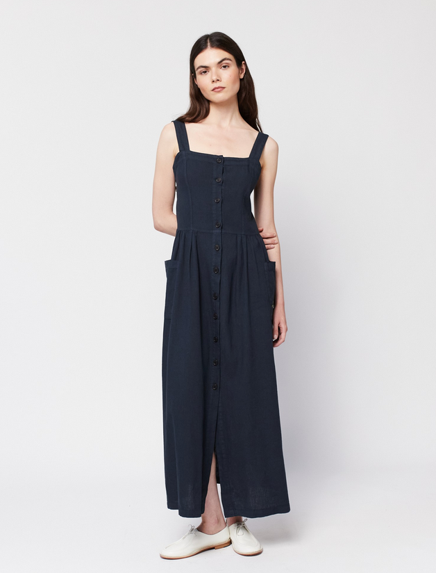 Kleid | geknöpft