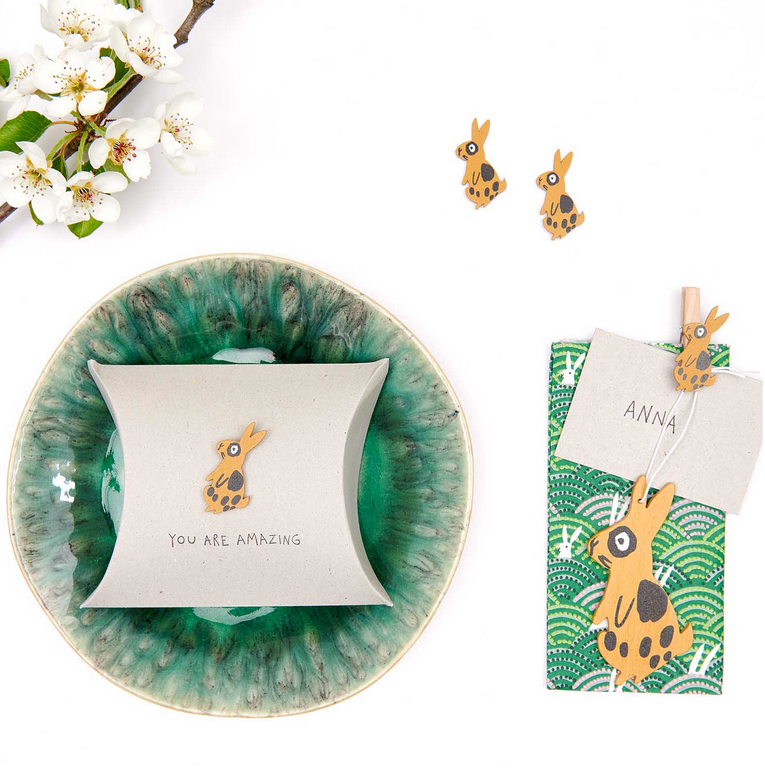 Dekoklammer | Hase Klein