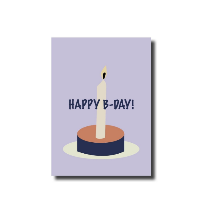 Postkarte | Happy B-Day
