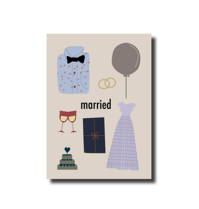 Postkarte | married
