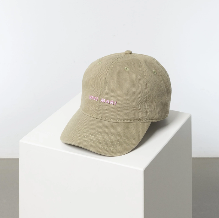 Cap solid | olive/rosé
