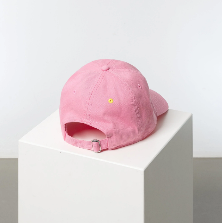 Cap solid | pink/white