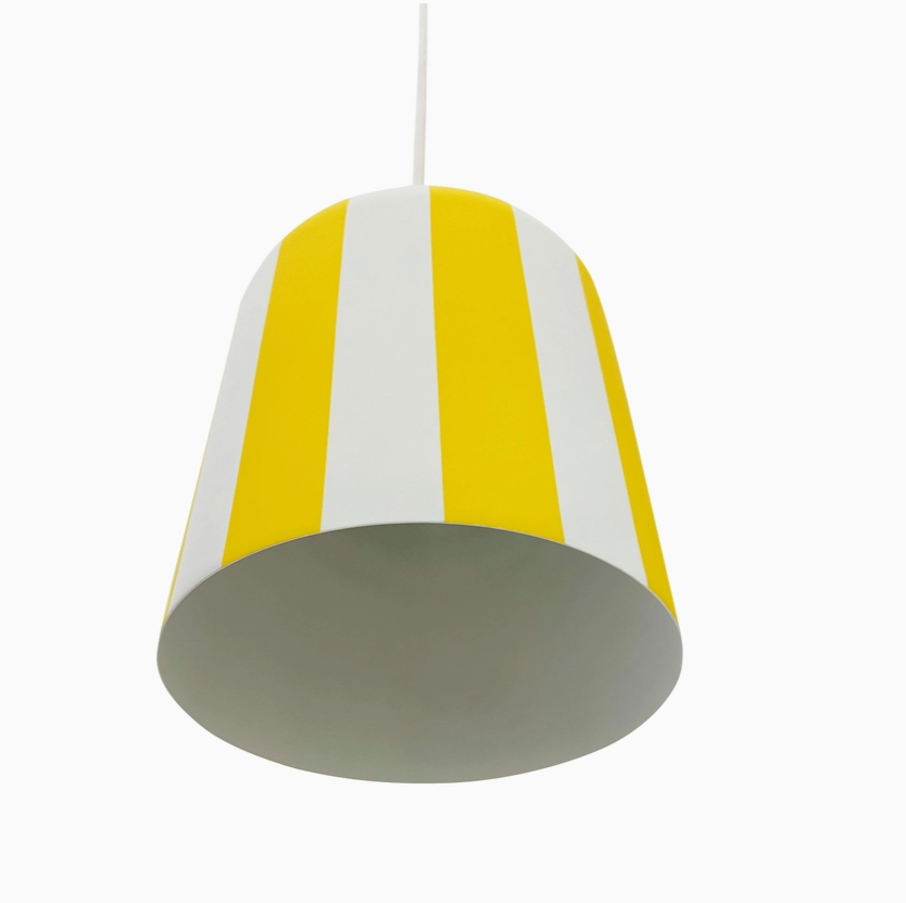 Lampe | Gry | Streifen gelb/weiß
