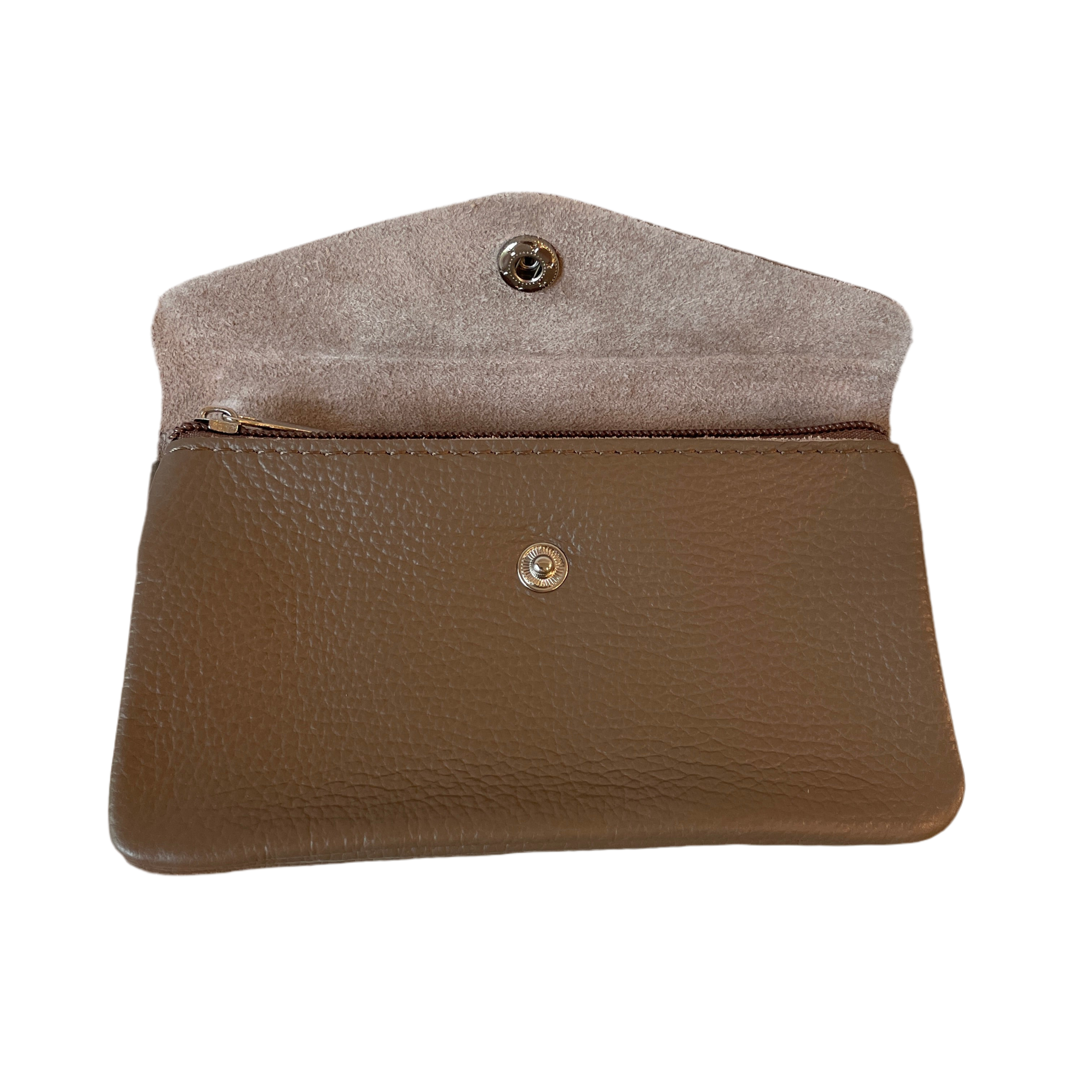 Geldbeutel medium | Leder | taupe