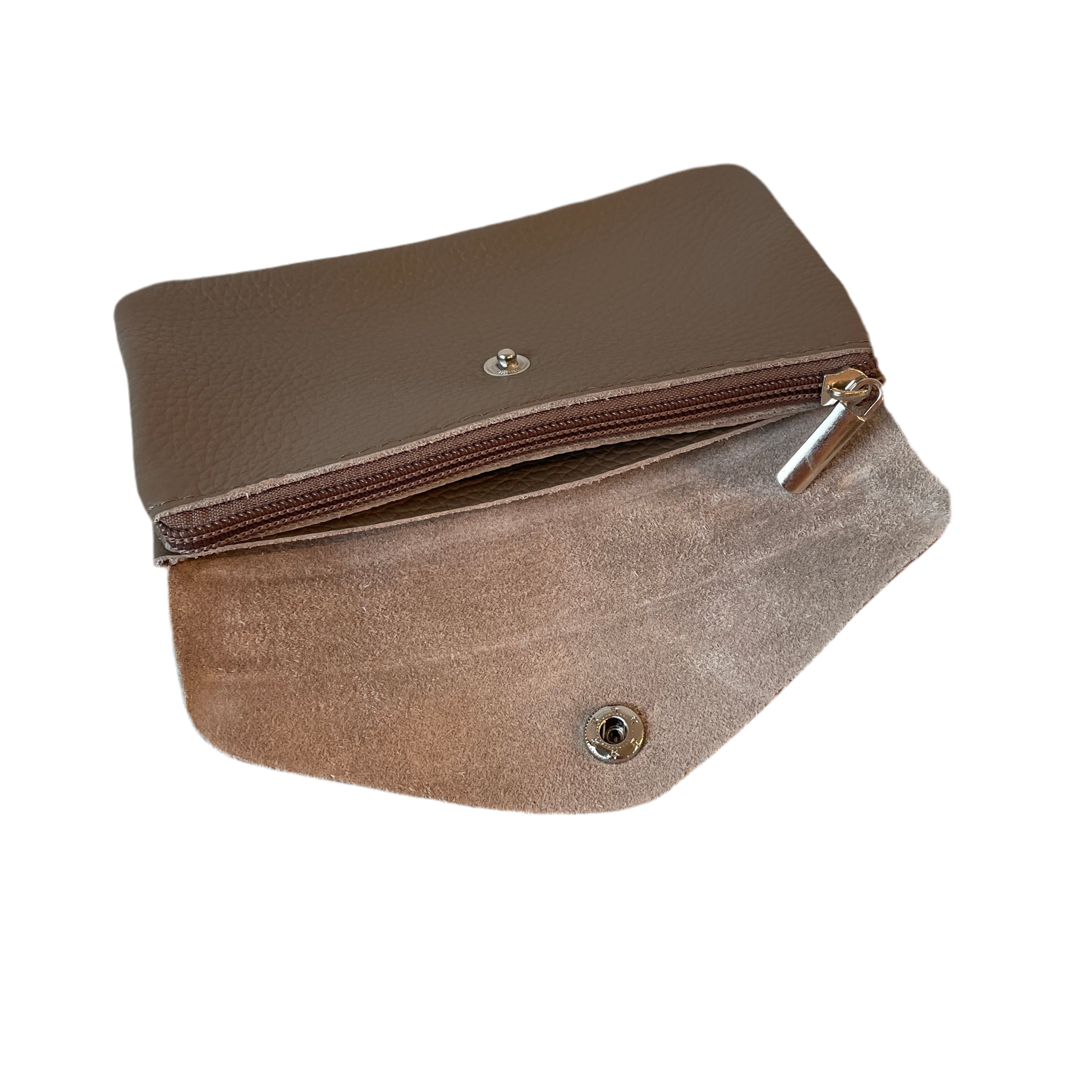 Geldbeutel medium | Leder | taupe
