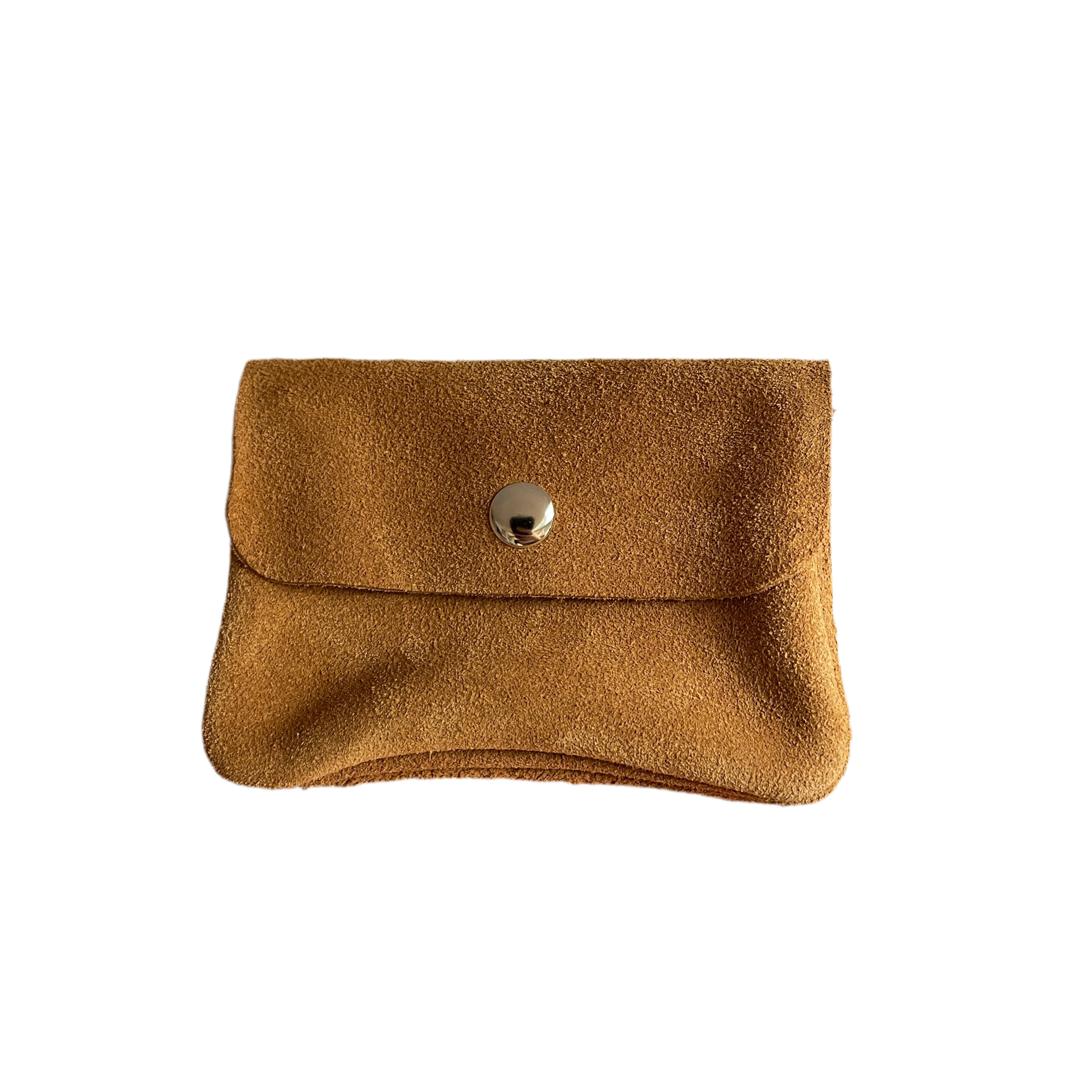 Geldbeutel klein | Wildleder | braun