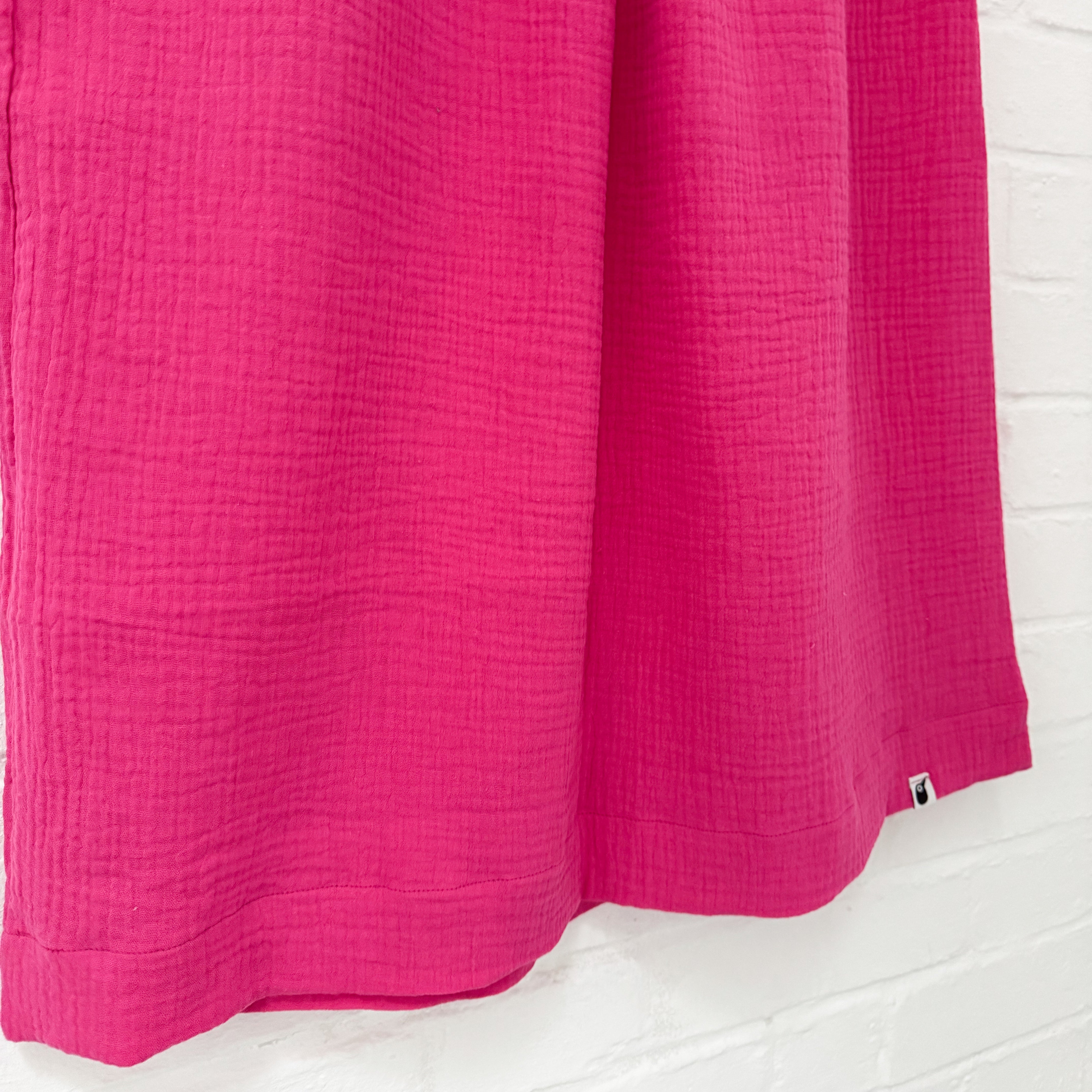 Damen Rock Musselin | Uni Pink