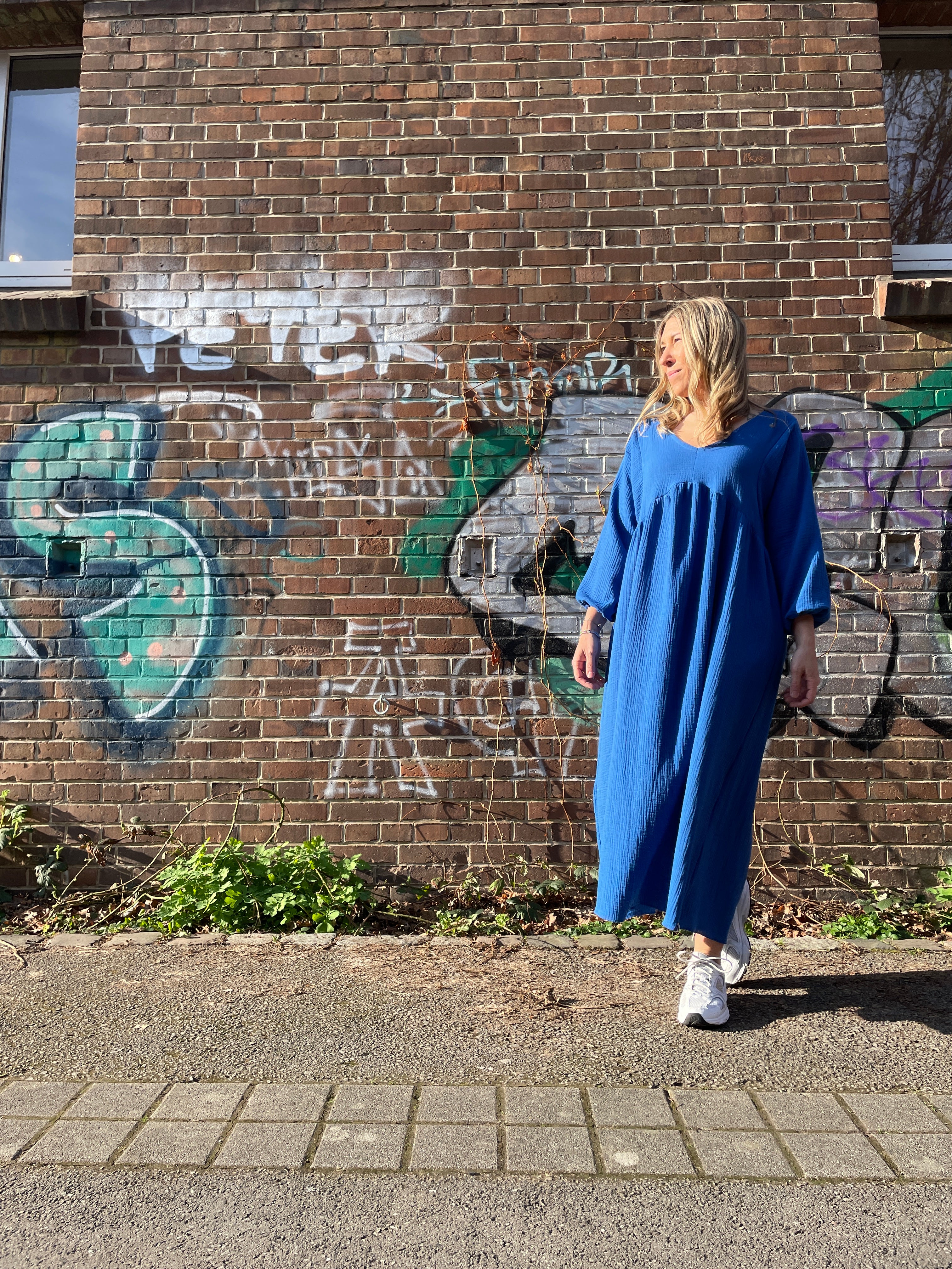 Damen Oversize Kleid