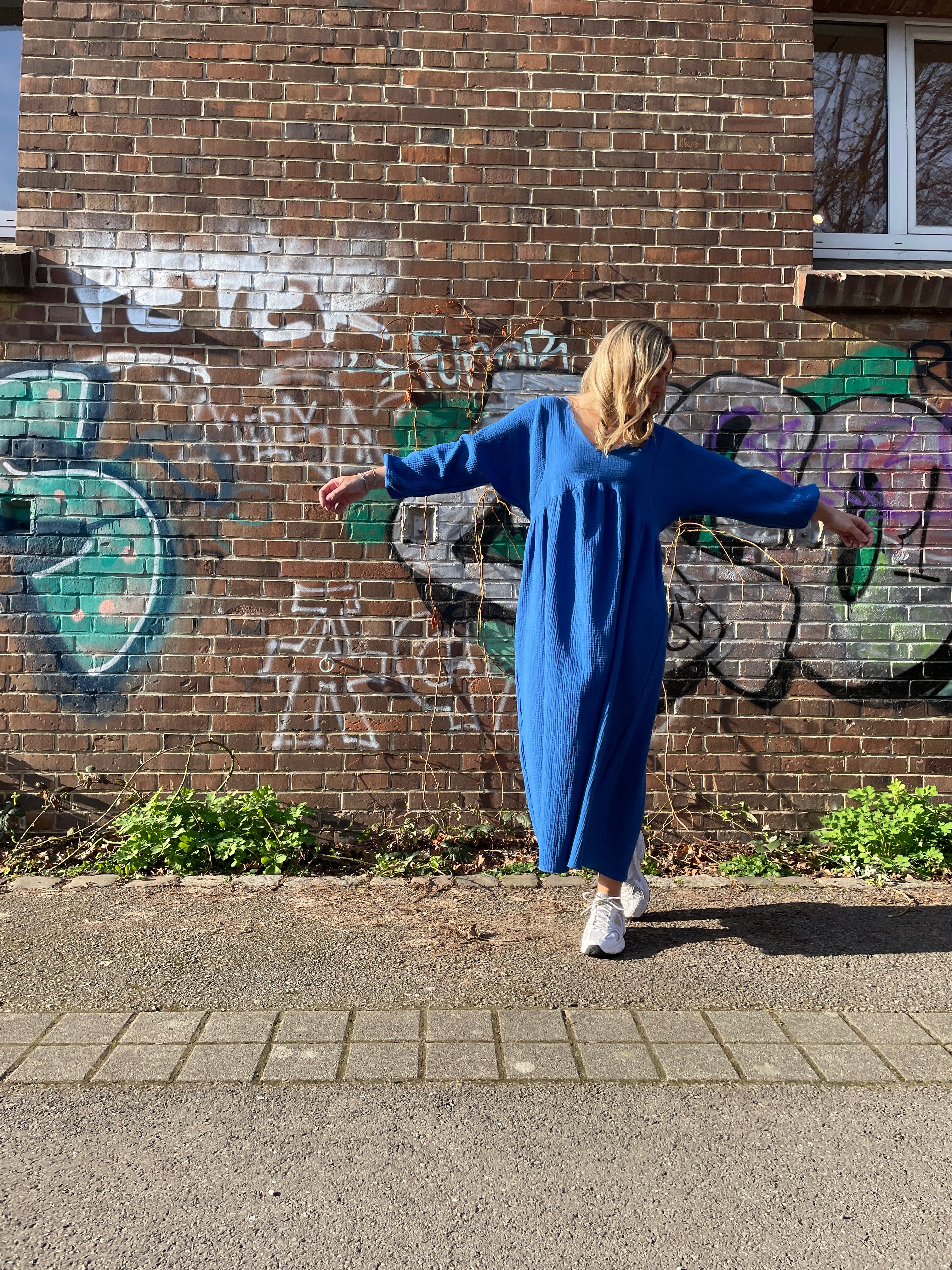 Damen Oversize Kleid