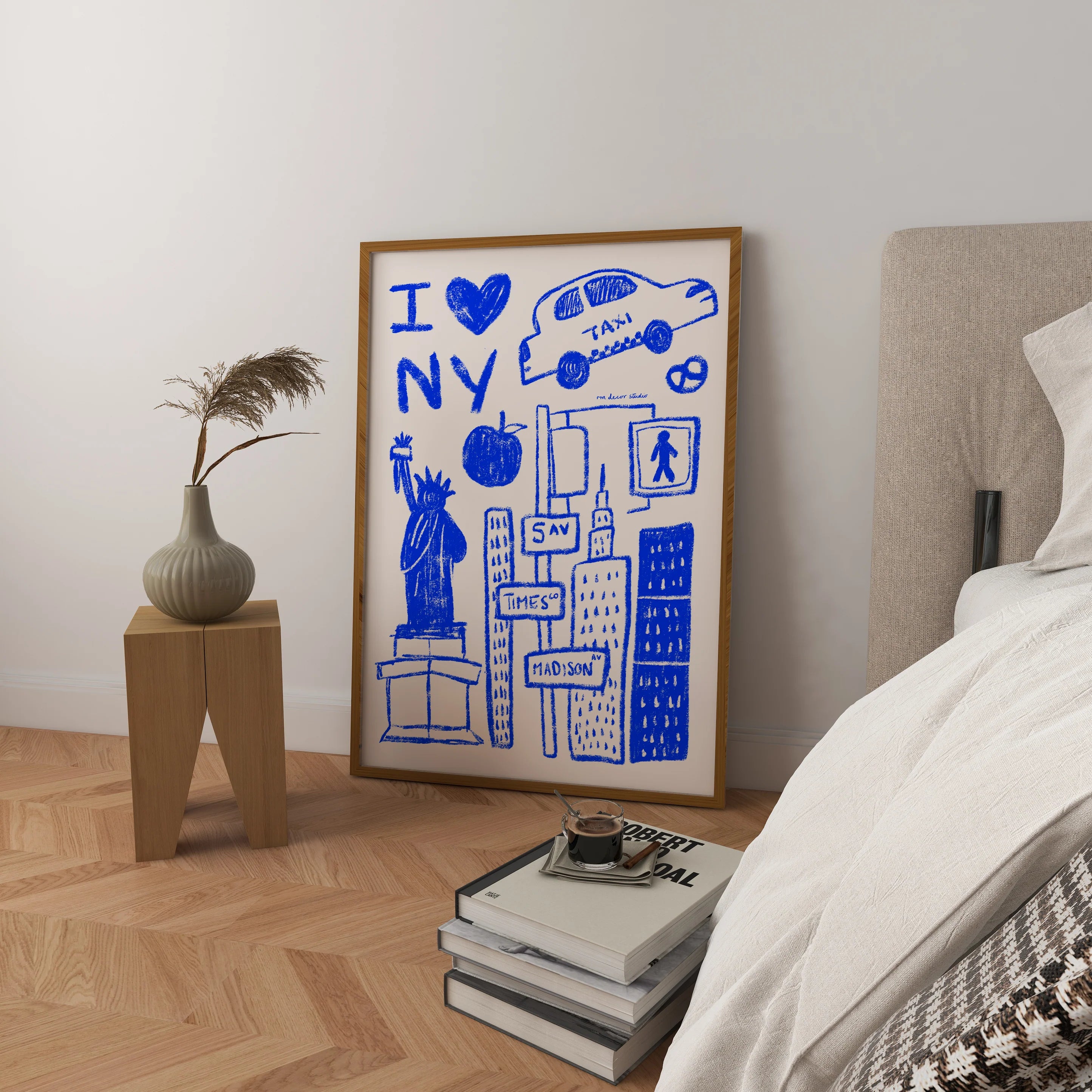 Poster Print A3 | I Love NY