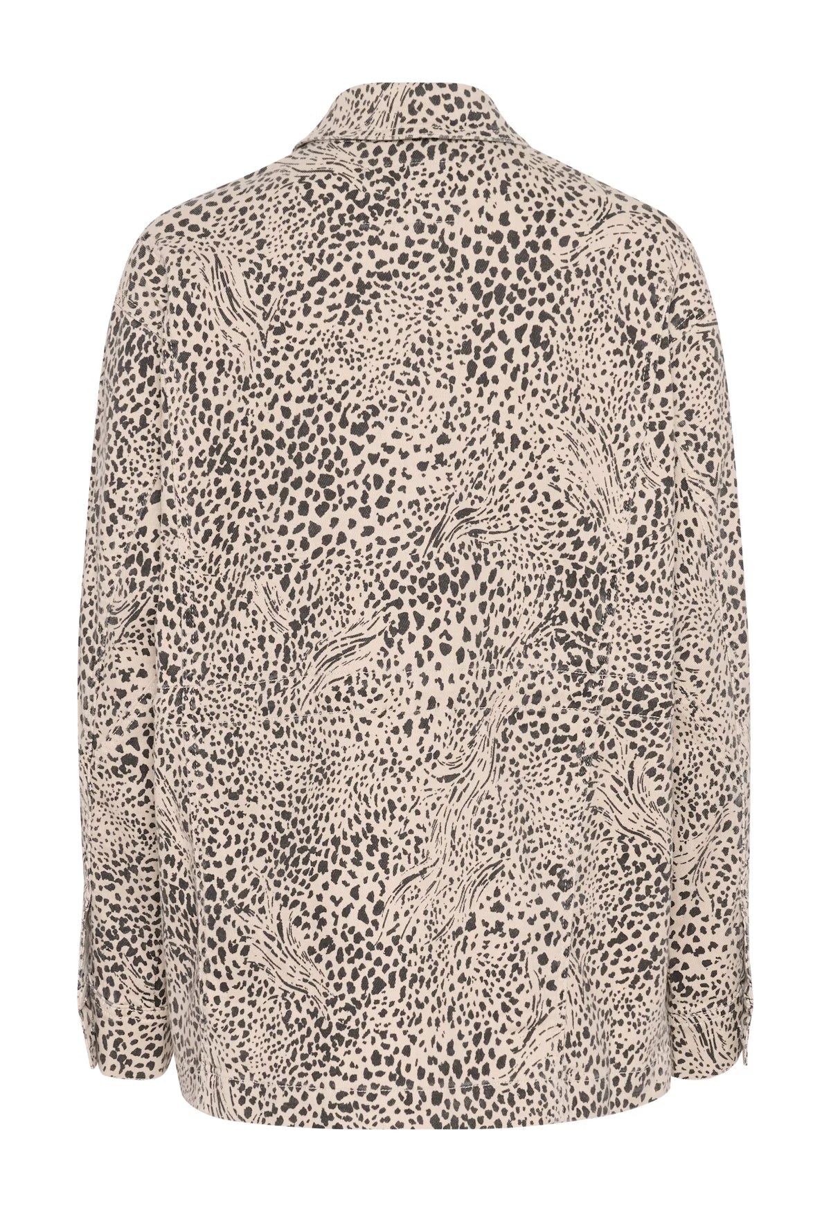 KAlisa Denimjacke | Abstract Leopard