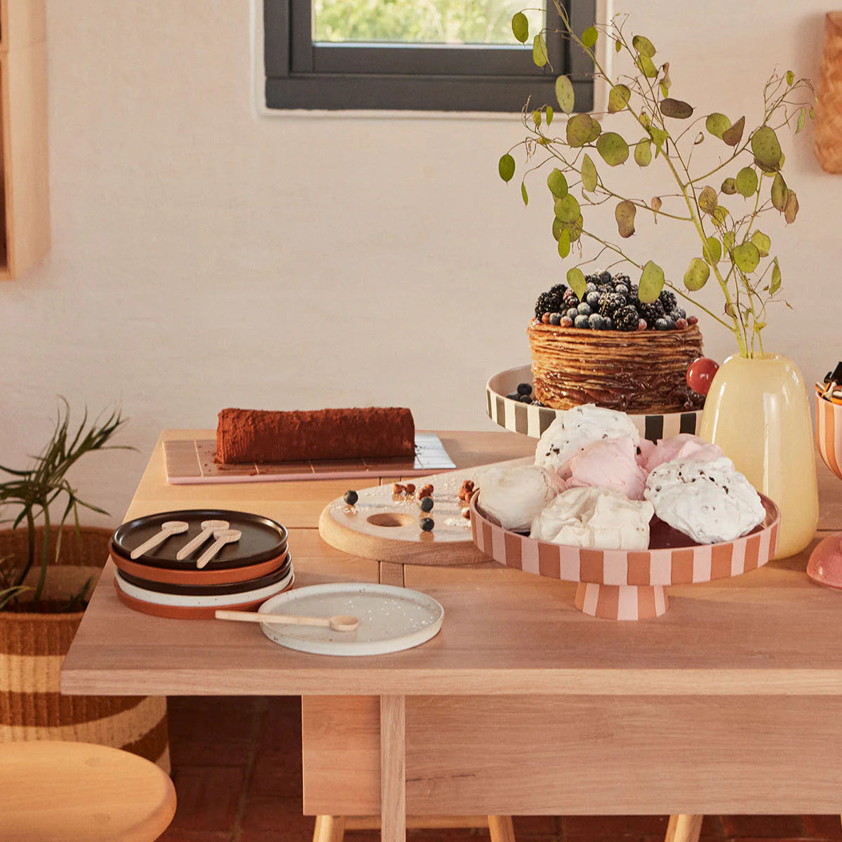 Toppu Tray Large | Rose/Caramel