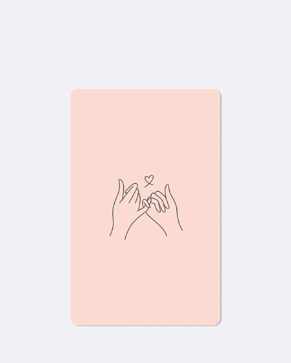 Postkarte | Lunacard Pinkie promises