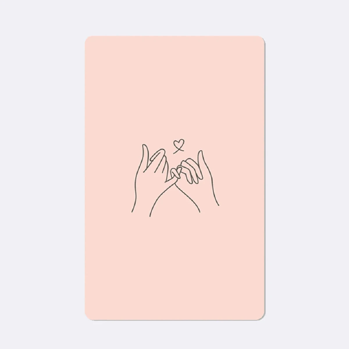 Postkarte | Lunacard Pinkie promises