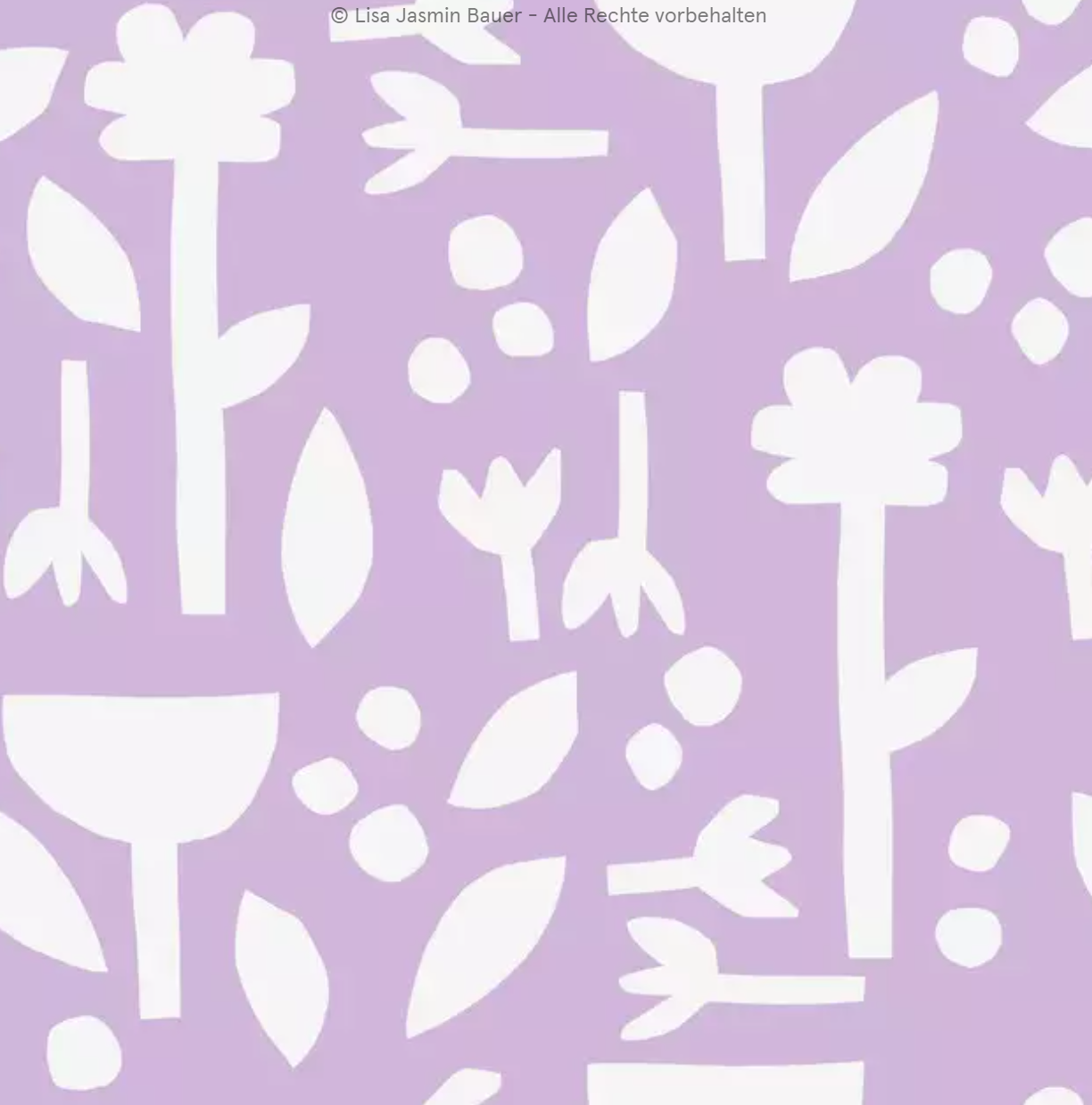 Kissenbezug | Lilac Garden of Shapes